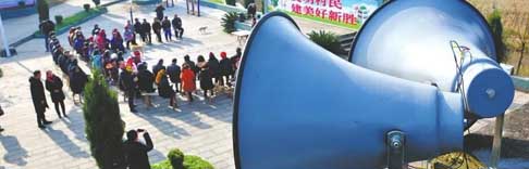 源碼太陽(yáng)能路燈助力“村村響”建設(shè)，讓惠民聲音家家通